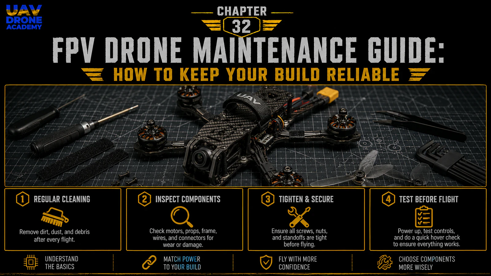 Drone Mastery Building Guide.pdf Chapter 32: FPV Drone Maintenance Guide: How to Keep Your Build ...
