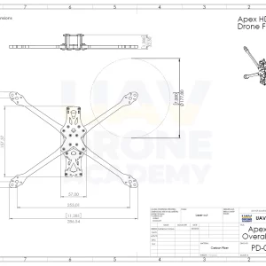 Apex HD 7″ Drone Frame